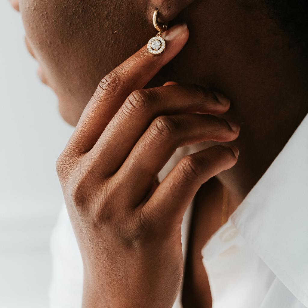 Coffret avec boucles d'oreilles Divine