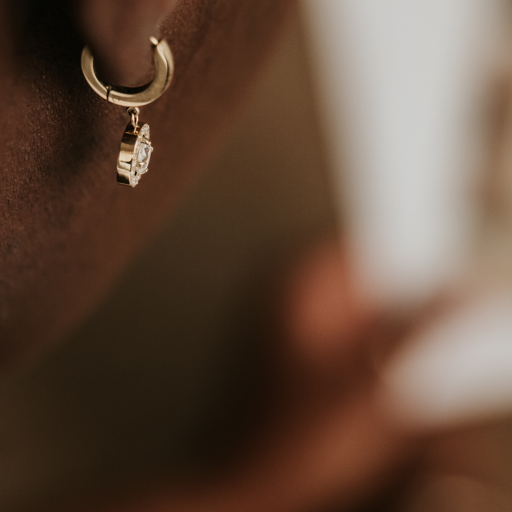 Coffret avec boucles d'oreilles Divine