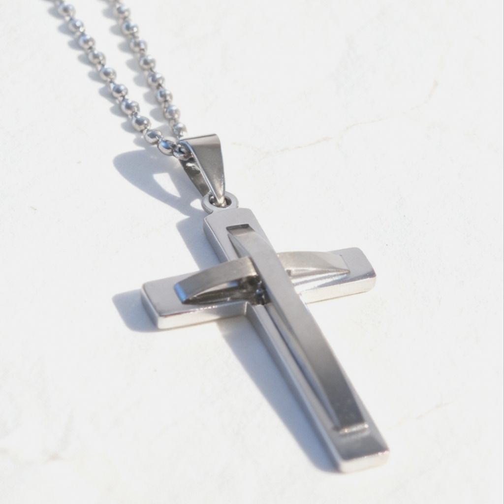 Collier croix homme Gabriel