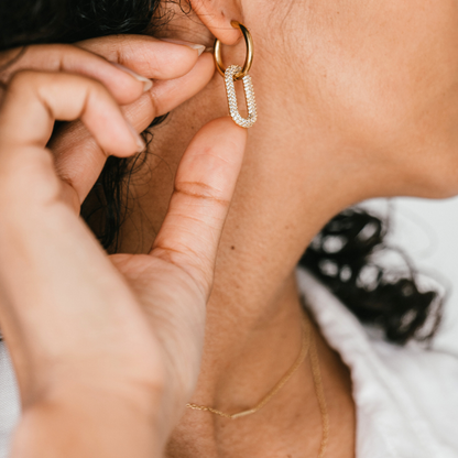 Coffret avec boucles d'oreilles Précieuse