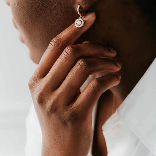 Coffret avec boucles d'oreilles Divine
