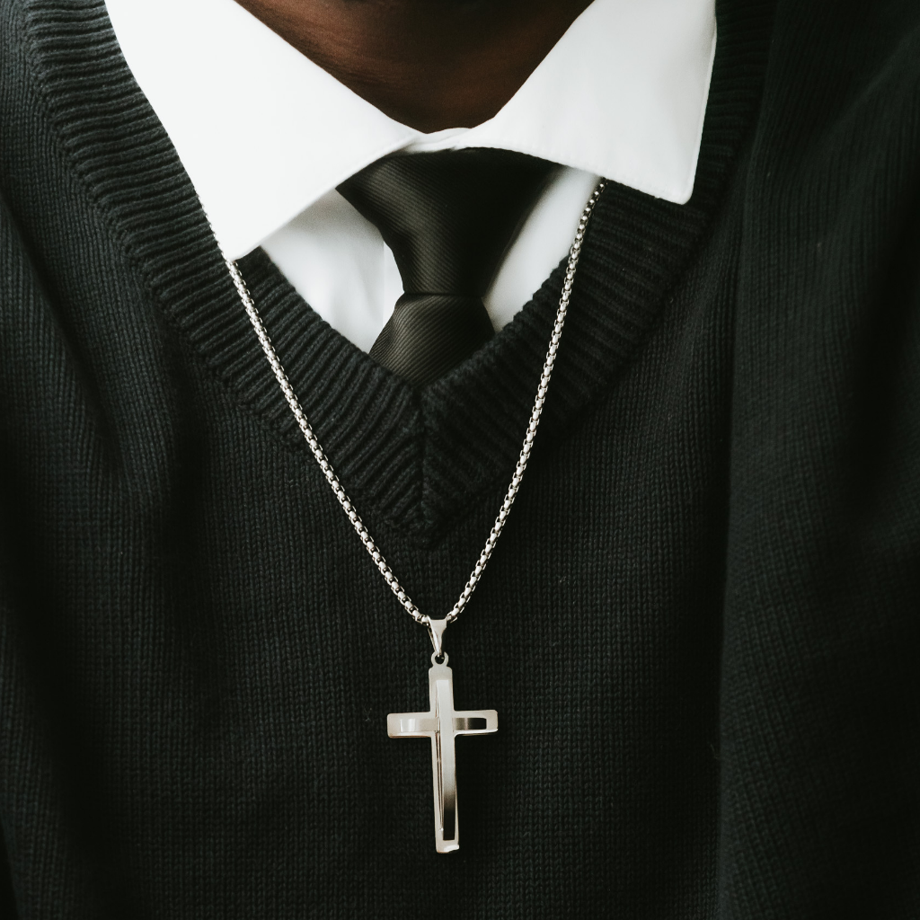 Collier croix homme Gabriel
