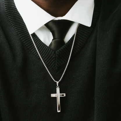 Collier croix homme Gabriel